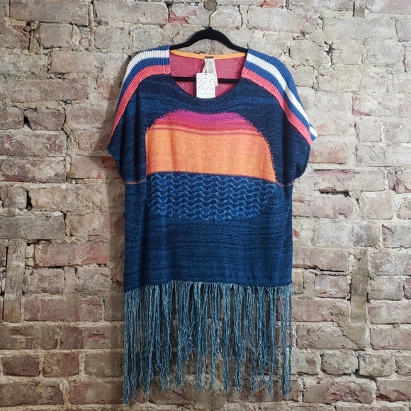 Free People Sweaters - NEW FREE PEOPLE SUNSET FRINGE SWEATER Size XS